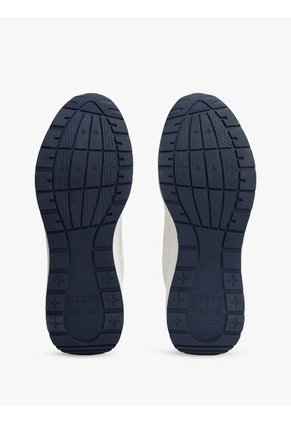 Tenis Blanco De Running Con Suela Dentada Tommy Hilfiger