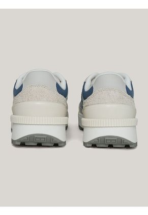 Tenis Blanco De Running De Tela Reciclada Tommy Hilfiger