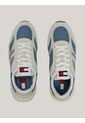Tenis Blanco De Running De Tela Reciclada Tommy Hilfiger de Tommy Hilfiger