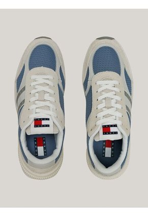 Tenis Blanco De Running De Tela Reciclada Tommy Hilfiger