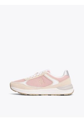 Tenis Rosa Con Mezcla De Texturas Tommy Hilfiger