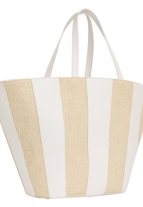 Bolso Blanco Tote Summer Con Insignia Tommy Hilfiger