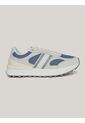 Tenis Blanco De Running De Tela Reciclada Tommy Hilfiger de Tommy Hilfiger