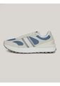 Tenis Blanco De Running De Tela Reciclada Tommy Hilfiger de Tommy Hilfiger
