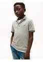 Polo Verde De Punto Interlock De Corte Regular Tommy Hilfiger de Tommy Hilfiger