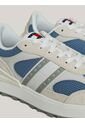 Tenis Blanco De Running De Tela Reciclada Tommy Hilfiger de Tommy Hilfiger