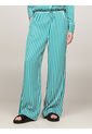 Pantalón Verde Amplio De Rayas Con Cordón Tommy Hilfiger de Tommy Hilfiger