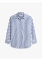 Camisa Azul De Popelín Con Corte Oversize Tommy Hilfiger de Tommy Hilfiger