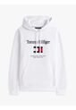 Buzo Blanco Con Capota Con Logo Gráfico Tommy Hilfiger de Tommy Hilfiger