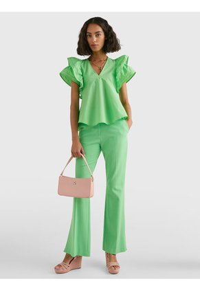 Bolso Rosa De Hombro Timeless Con Insignia Metálica Tommy Hilfiger