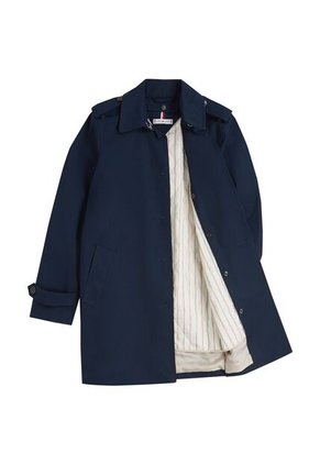 Rompe Azul Vientos Trench Con Múltiples Botones Tommy Hilfiger