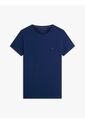 Camiseta Azul De Cuello Redondo Y Corte Extra Slim Tommy Hilfiger de Tommy Hilfiger