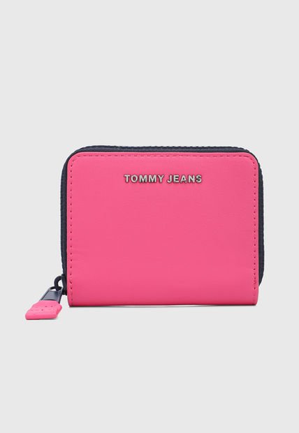 Billetera Fucsia-Azul-Plateado Tommy Jeans