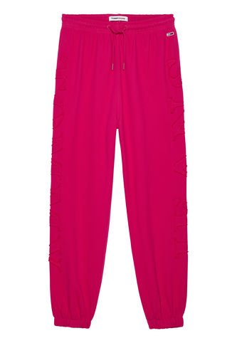 Joggers Rosa Amplios Con Aplicación De Logo Tonal Tommy Jeans Tommy Hilfiger