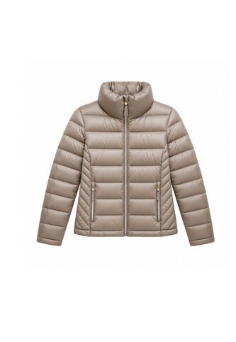 Chaqueta Marrón Ligera Packable Con Logo Tommy Hilfiger Tommy Hilfiger
