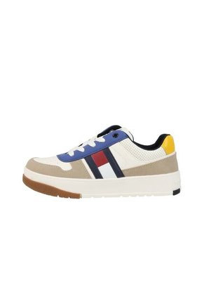 Tenis Multicolor De Corte Bajo Con Logo Engomado Tommy Hilfiger