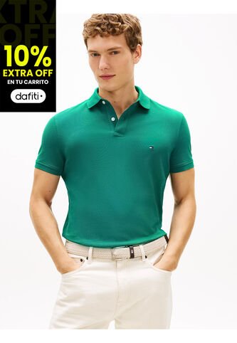 Polo Azul 1985 De Corte Regular Tommy Hilfiger Tommy Hilfiger