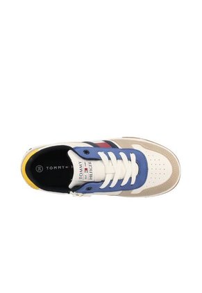 Tenis Multicolor De Corte Bajo Con Logo Engomado Tommy Hilfiger