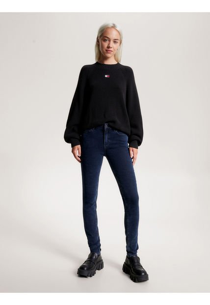 Jeans Azul Nora Skinny De Talle Medio Tommy Jeans