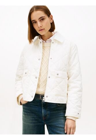 Chaqueta Blanca Acolchada Con Logo Tommy Hilfiger Tommy Hilfiger