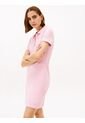 Vestido Rosado Tipo Polo 1985 De Corte Slim Tommy Hilfiger de Tommy Hilfiger