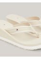 Sandalias Beige De Cuña Con Logo Tommy Hilfiger de Tommy Hilfiger