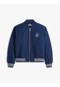 Chaqueta Azul Bomber Con Logo Script Tommy Hilfiger de Tommy Hilfiger