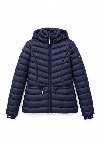 Chaqueta Azul Ligera Acolchada Con Logo Tommy Hilfiger Tommy Hilfiger