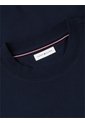 Saco Azul De Cuello Redondo Con Logo Script Tommy Hilfiger de Tommy Hilfiger