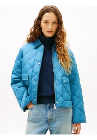 Chaqueta Azul Acolchada Con Logo Tommy Hilfiger Tommy Hilfiger