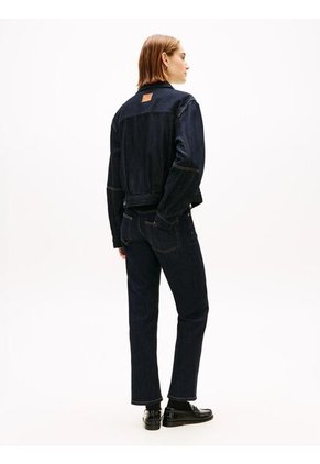 Chaqueta Azul Denim De Color Oscuro Tommy Hilfiger