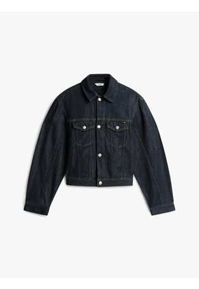 Chaqueta Azul Denim De Color Oscuro Tommy Hilfiger