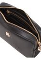 Bolso Negro De Hombro Con Insignia Del Monograma TH Tommy Hilfiger de Tommy Hilfiger