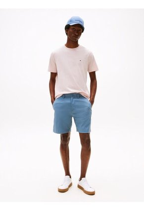 Camiseta Rosa Jaspeada De Cuello Redondo Tommy Hilfiger