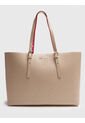 Bolso Beige Tote Con Asa Tommy Hilfiger de Tommy Hilfiger