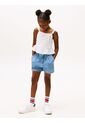 Top Blanco Texturizado Con Volantes Tommy Hilfiger de Tommy Hilfiger