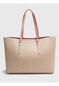 Bolso Beige Tote Con Asa Tommy Hilfiger de Tommy Hilfiger