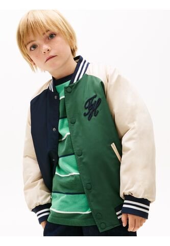 Chaqueta Multicolor Bomber Amplia Con Logo Bordado Tommy Hilfiger Tommy Hilfiger