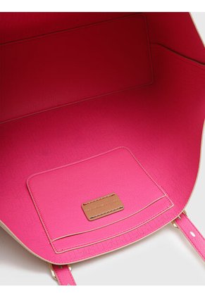 Bolso Beige Tote Con Asa Tommy Hilfiger