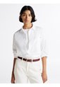 Camisa Blanca De Popelín Con Corte Oversize Tommy Hilfiger de Tommy Hilfiger