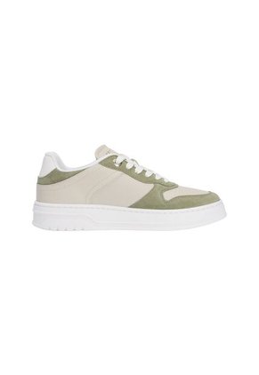 Tenis Verde De Ante Con Suela Cupsole Tommy Hilfiger