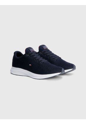 Tenis Azul Marino De Running Ligeras De Punto Tommy Hilfiger