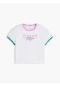Camiseta Manga Para Niña Corta Con Logo Gráfico Tommy Hilfiger de Tommy Hilfiger