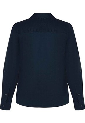 Camisa Azul Classic Poplin De Manga Larga Tommy Hilfiger