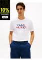 Camiseta Blanca Con Logo Brand Love Estampado En El Pecho Tommy Hilfiger de Tommy Hilfiger
