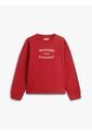 Saco Rojo Fleece De Cuello Redondo  Tommy Hilfiger de Tommy Hilfiger