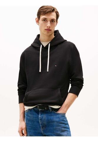 Buzo Negro Con Capota Essential Con Logo Tommy Hilfiger Tommy Hilfiger