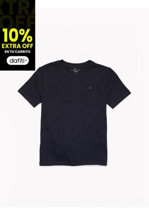 Camiseta Azul Nantucket Con Logo Tommy Hilfiger
