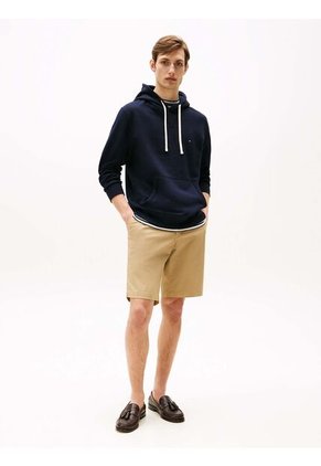 Buzo Azul Con Capota Essential Con Logo Tommy Hilfiger