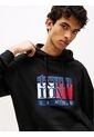 Buzo Negro Con Capota Y Logo Tommy Jeans de Tommy Hilfiger
